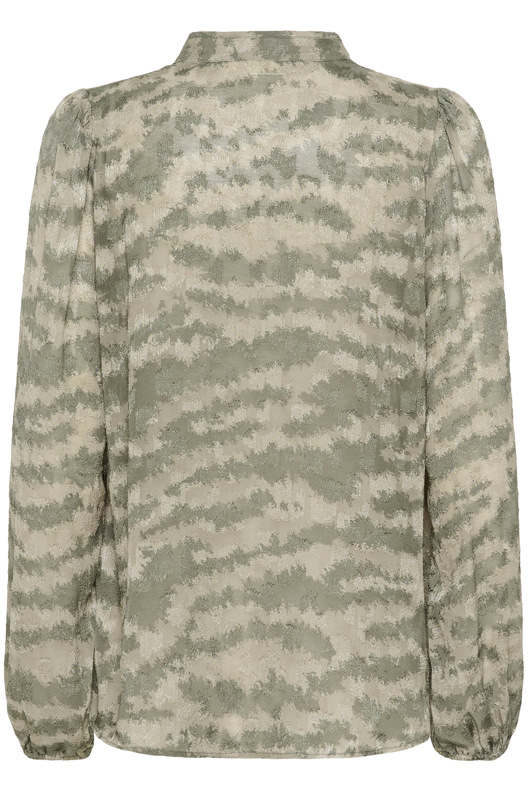 Chemisier imprimé Cielle - Rayures tigrées et tissu fluide