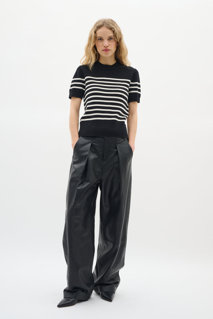 Chandail rayé à manches courtes Wallis