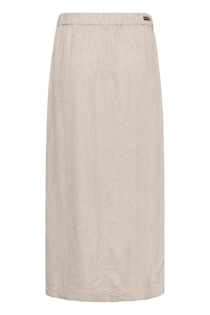 Rimone long skirt — Blended linen and flowy cut