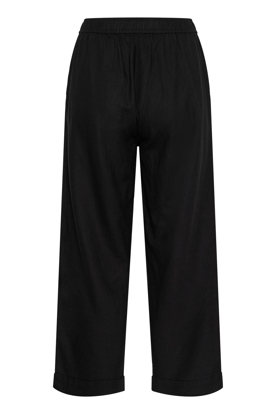 Pantalon en mélange de lin et viscose - Coupe ample et relax