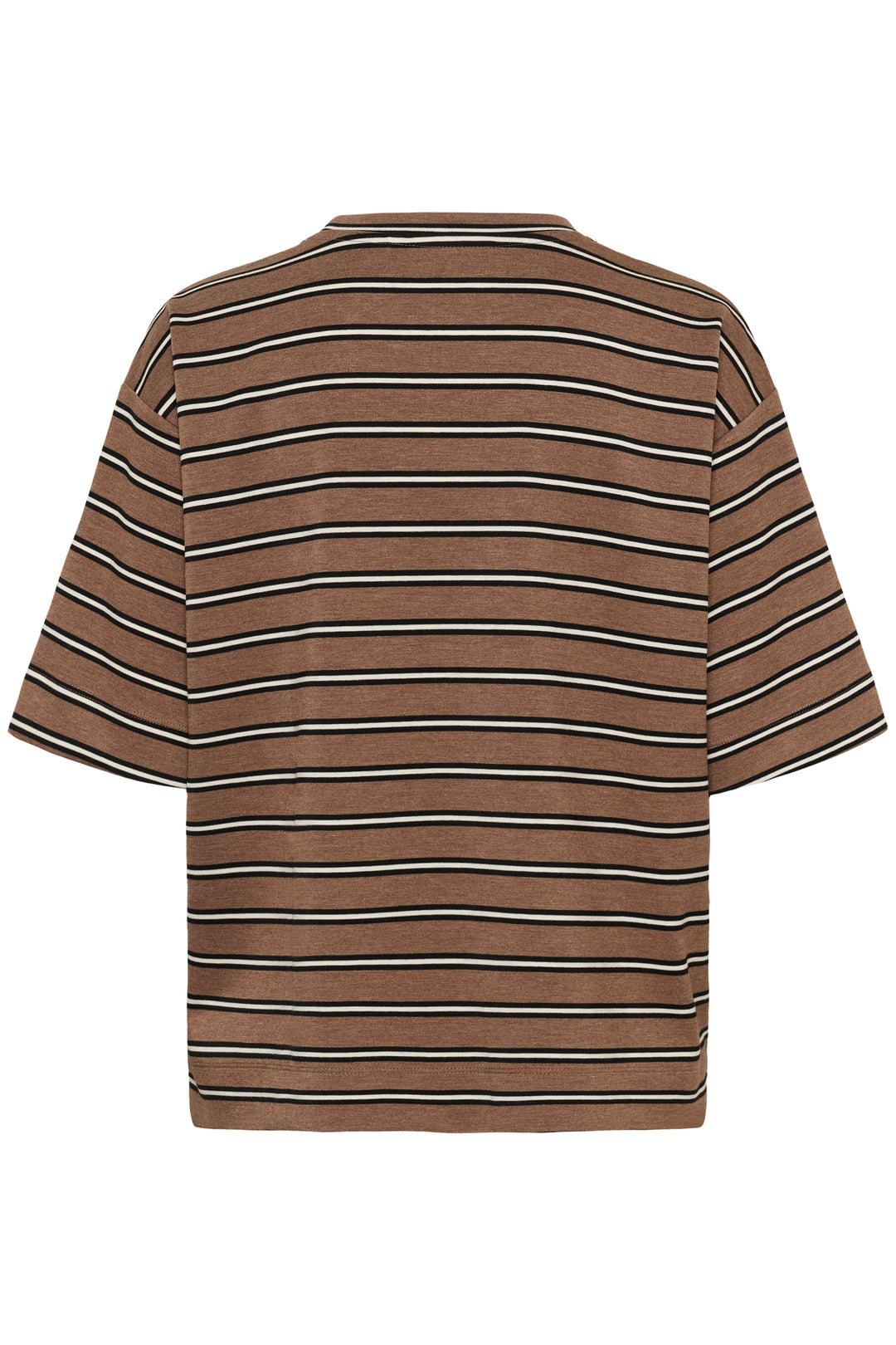 T-shirt à rayures Pannie - Un haut décontracté en maille douce et extensible