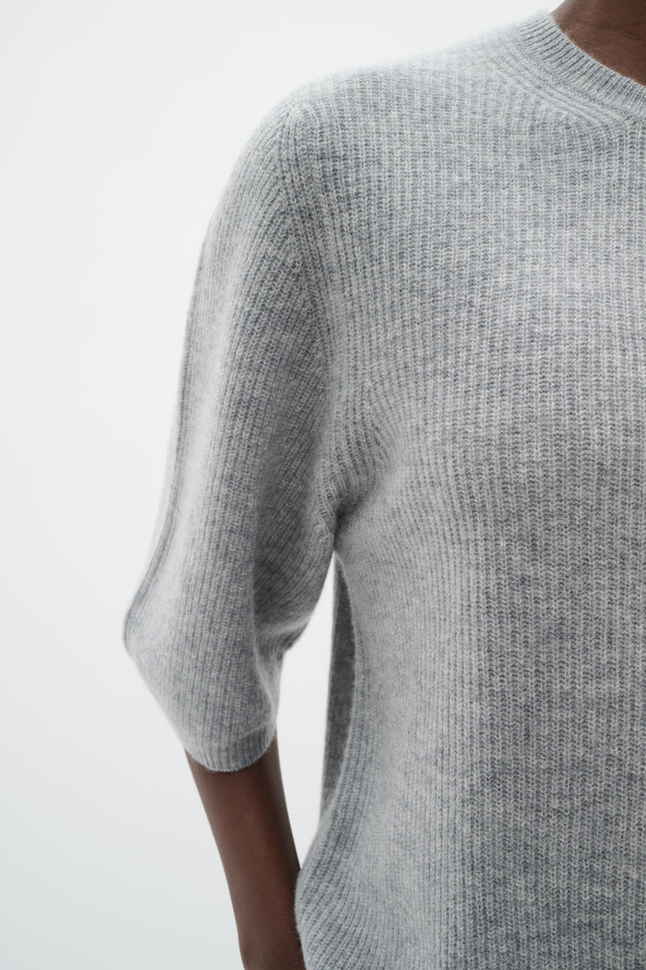 T-shirt laine et cachemire Garo