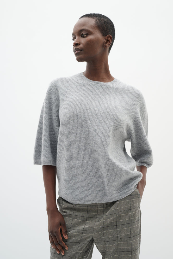 T-shirt laine et cachemire Garo