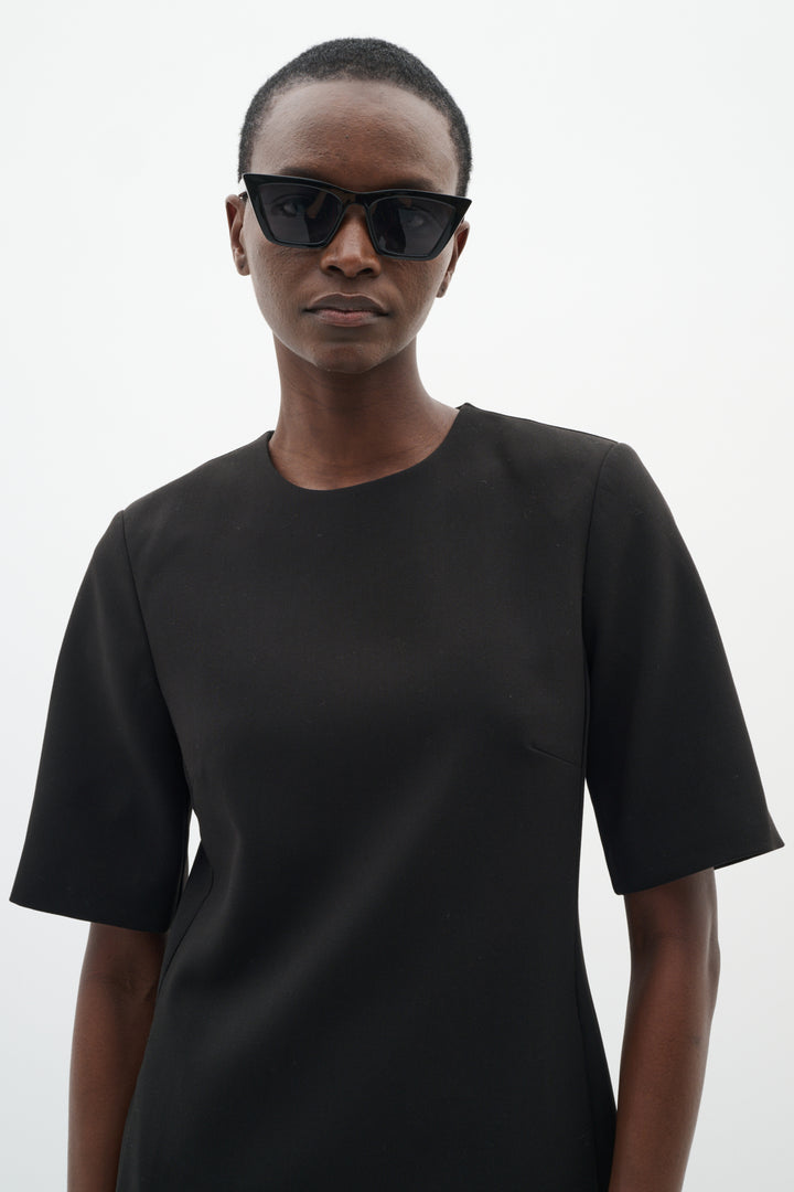 Robe noire minimaliste Bryelle