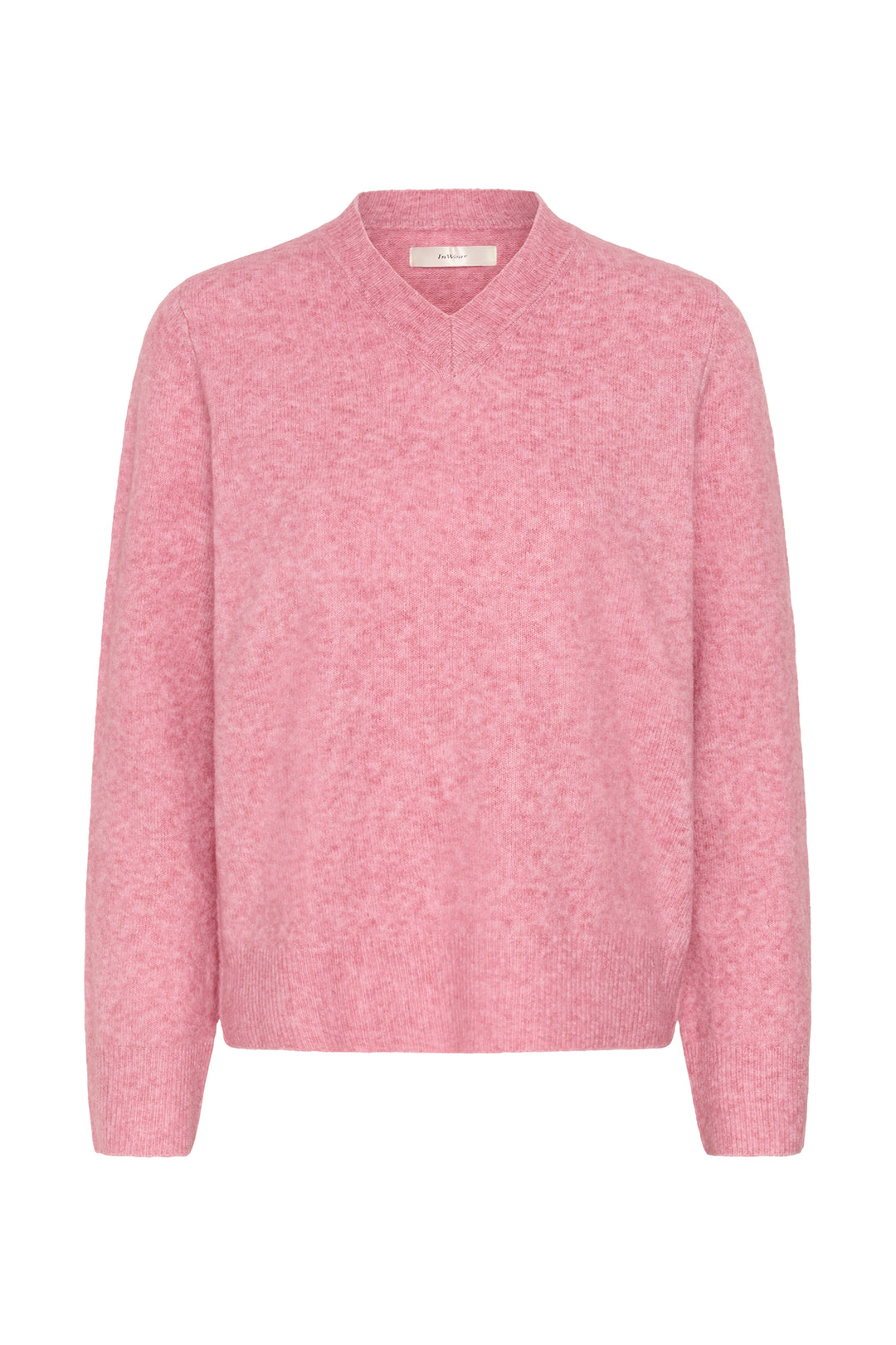 Chandail doux en tricot enrichi de laine et d'alpaga Guni - Avec col en V et coupe droite