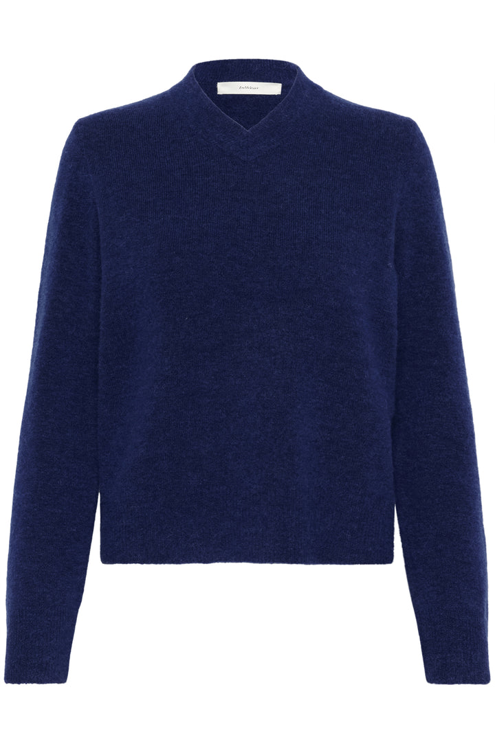 Pull bleu cobalt Guni