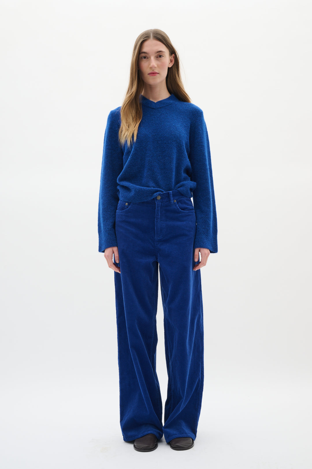 Pull bleu cobalt Guni