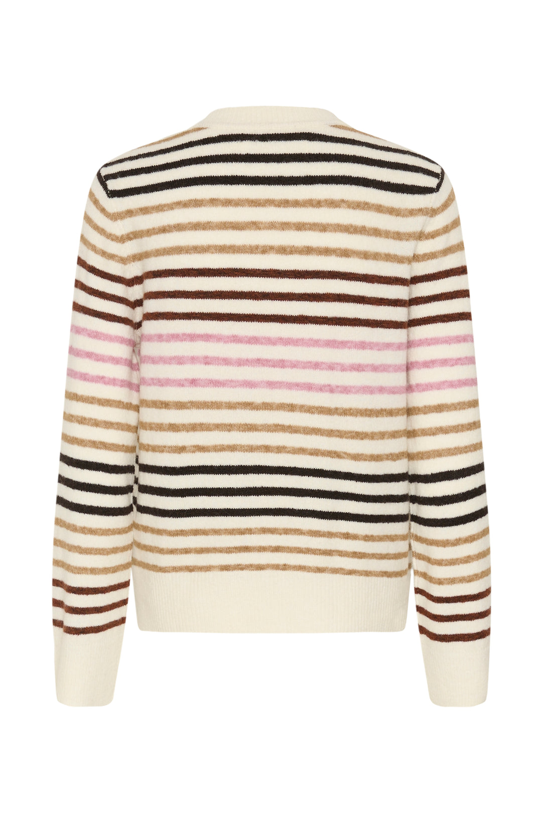 Chandail doux en tricot enrichi de laine et d'alpaga Guni - Avec col en V et coupe droite