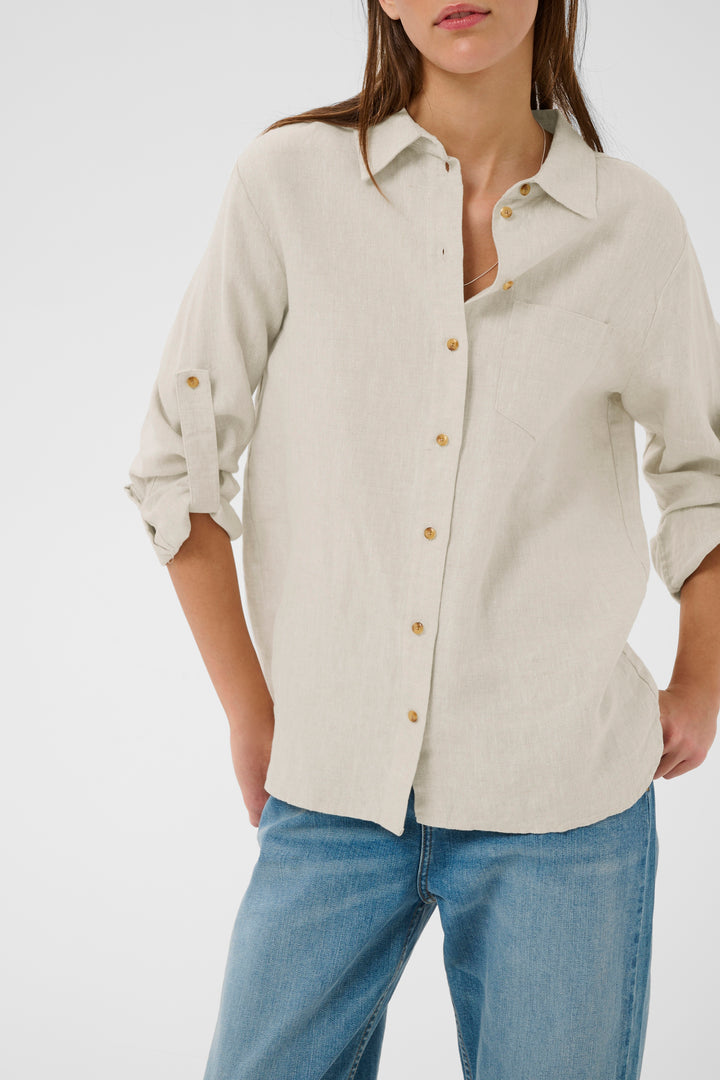 Blouse légère en lin Dilana - Coupe décontractée