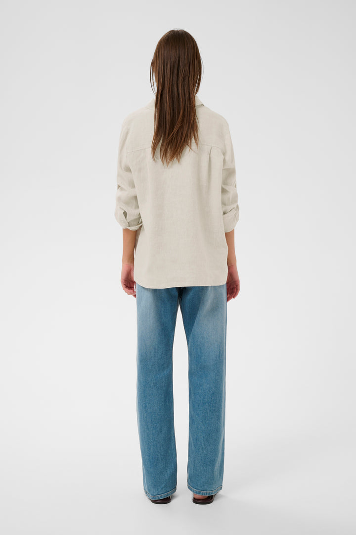 Blouse légère en lin Dilana - Coupe décontractée