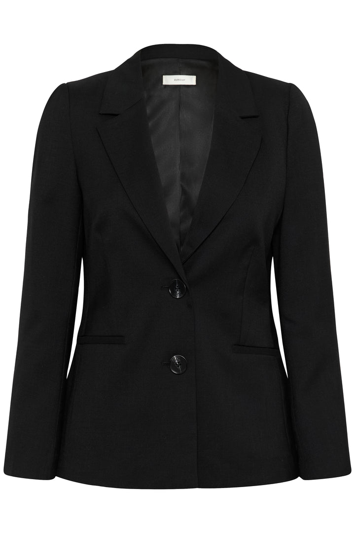 Blazer classique structuré Cadie - Avec col à revers et fermeture à boutons