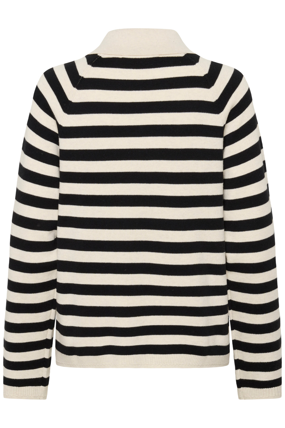 Chandail rayé en coton – Lignes contrastantes et coupe ample