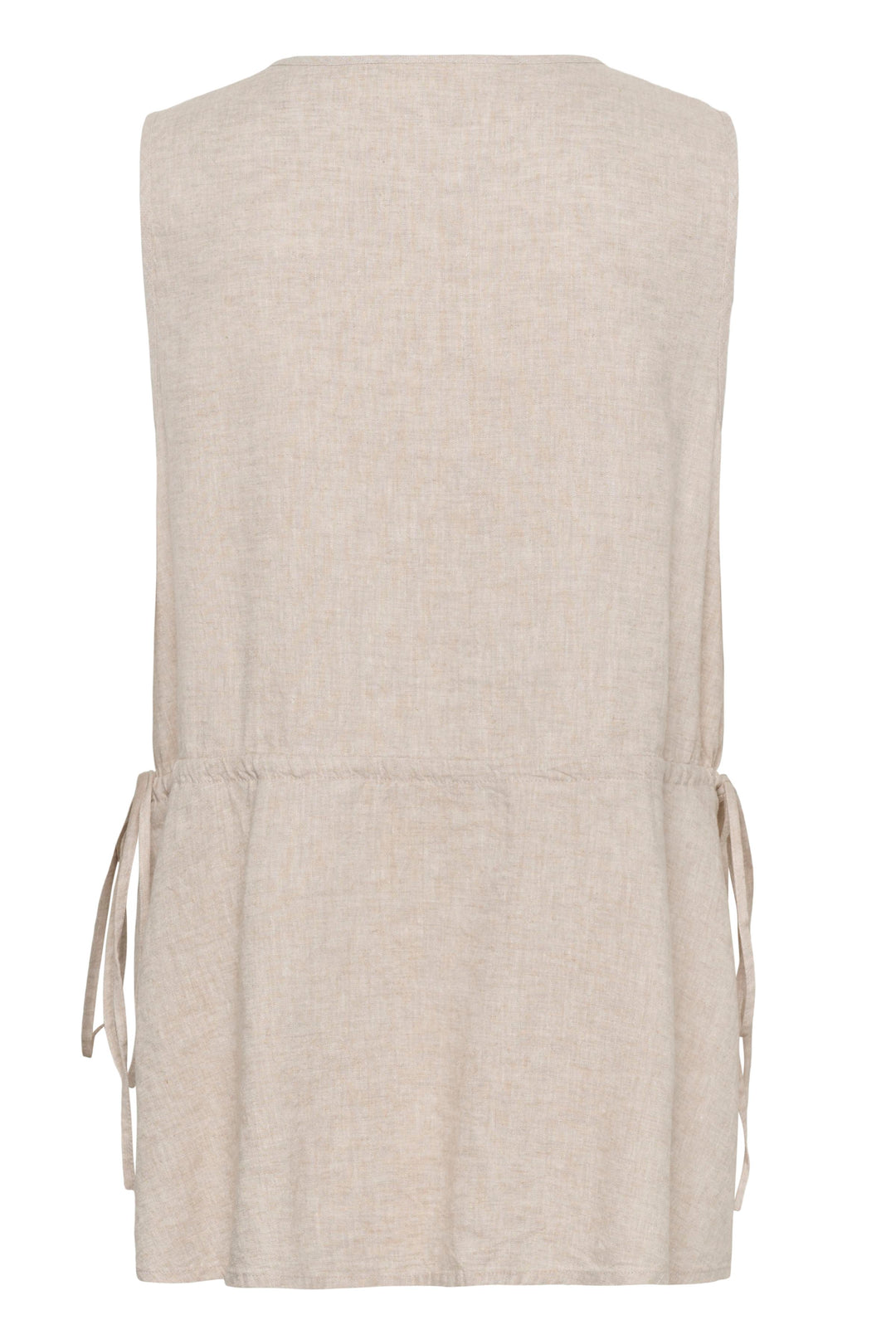Rowan Sleeveless Blouse - Breathable Linen with Adjustable Fit