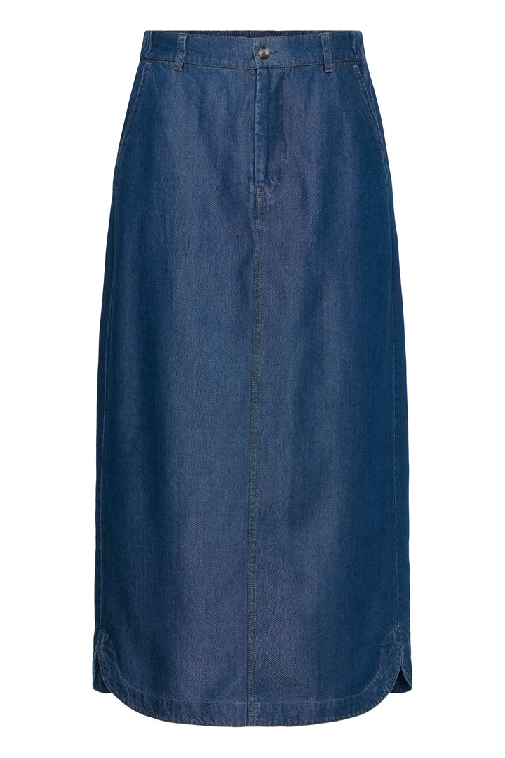 Jupe en denim Eloise - Lyocell et coupe décontractée