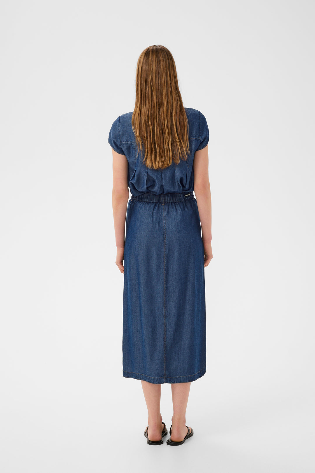 Jupe en denim Eloise - Lyocell et coupe décontractée