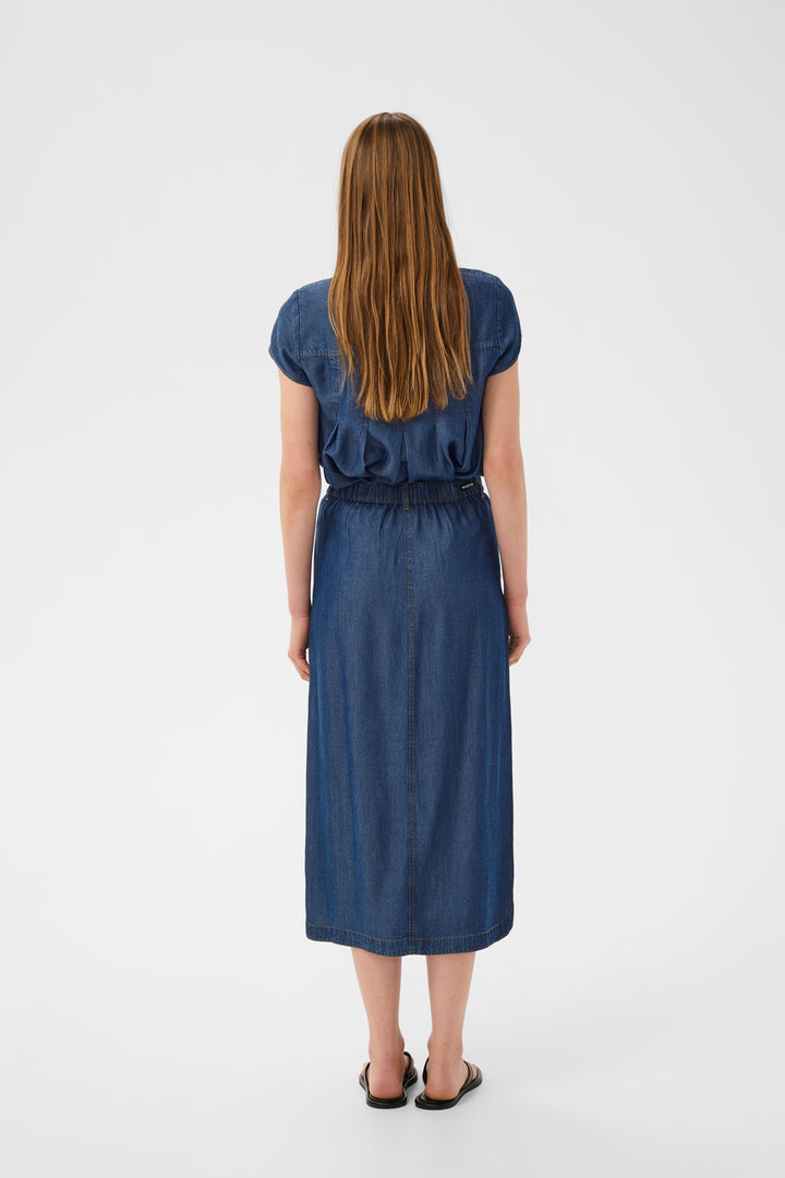 Jupe en denim Eloise - Lyocell et coupe décontractée
