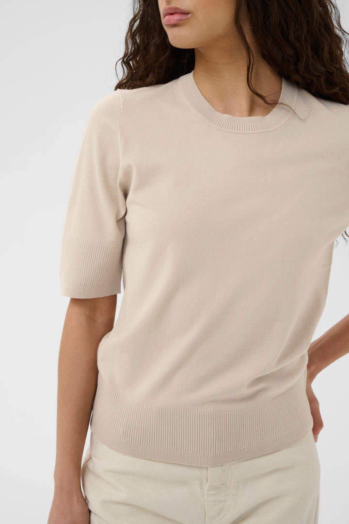 T-shirt confortable Miko - Avec encolure ronde et manches mi-longues
