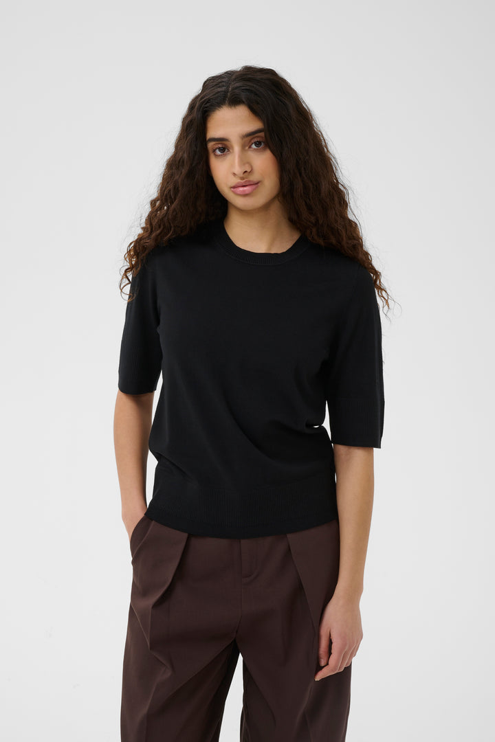 T-shirt confortable Miko - Avec encolure ronde et manches mi-longues