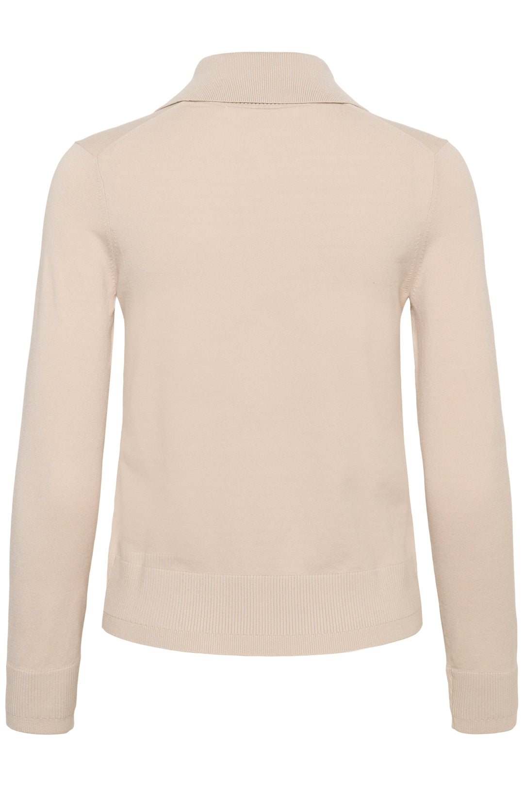 Cardigan classique boutonné Miko - Avec col polo et manches longues