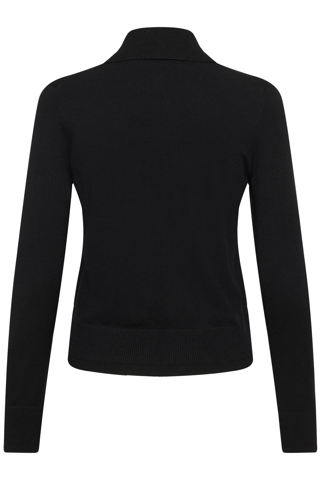 Cardigan classique boutonné Miko - Avec col polo et manches longues