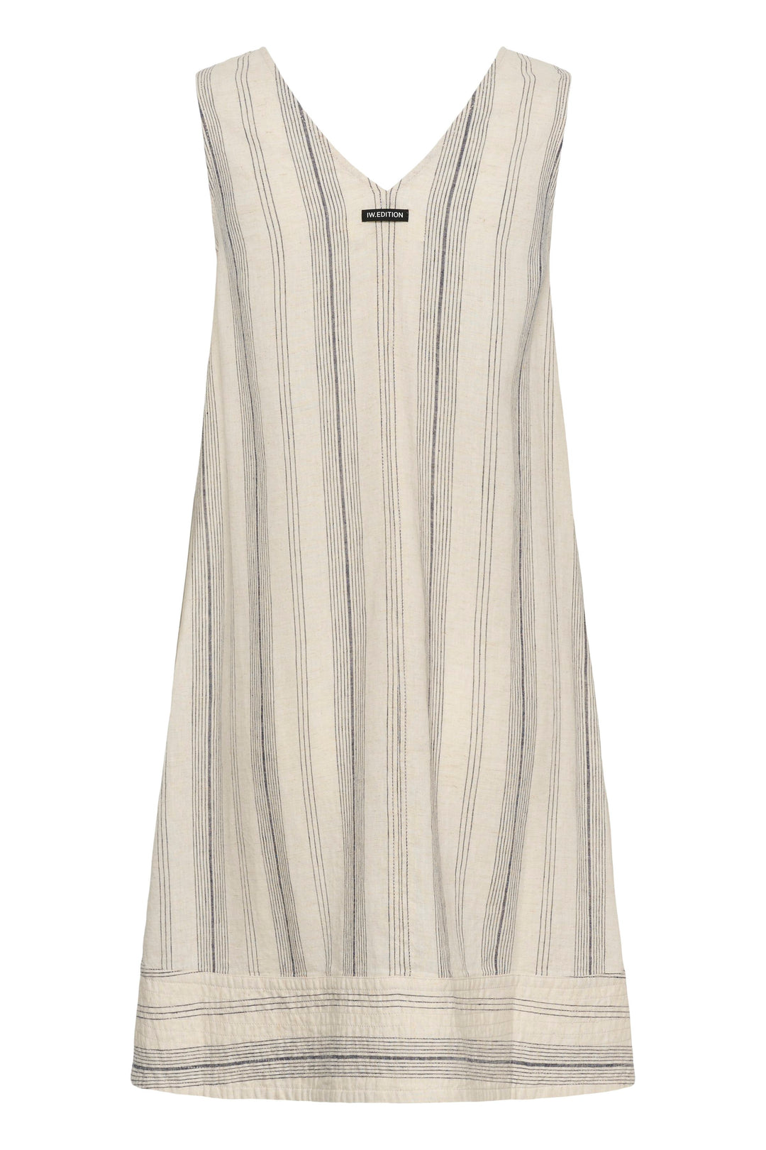 Edith Linen Dress - Fine stripes and relaxed fit