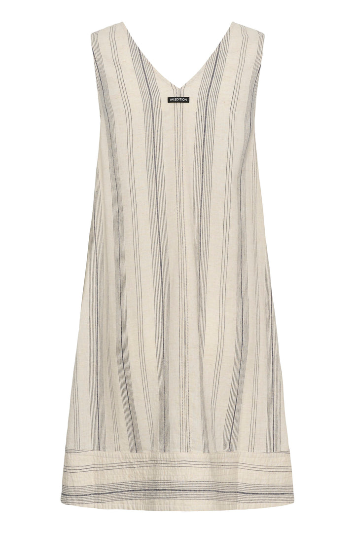 Edith Linen Dress - Fine stripes and relaxed fit
