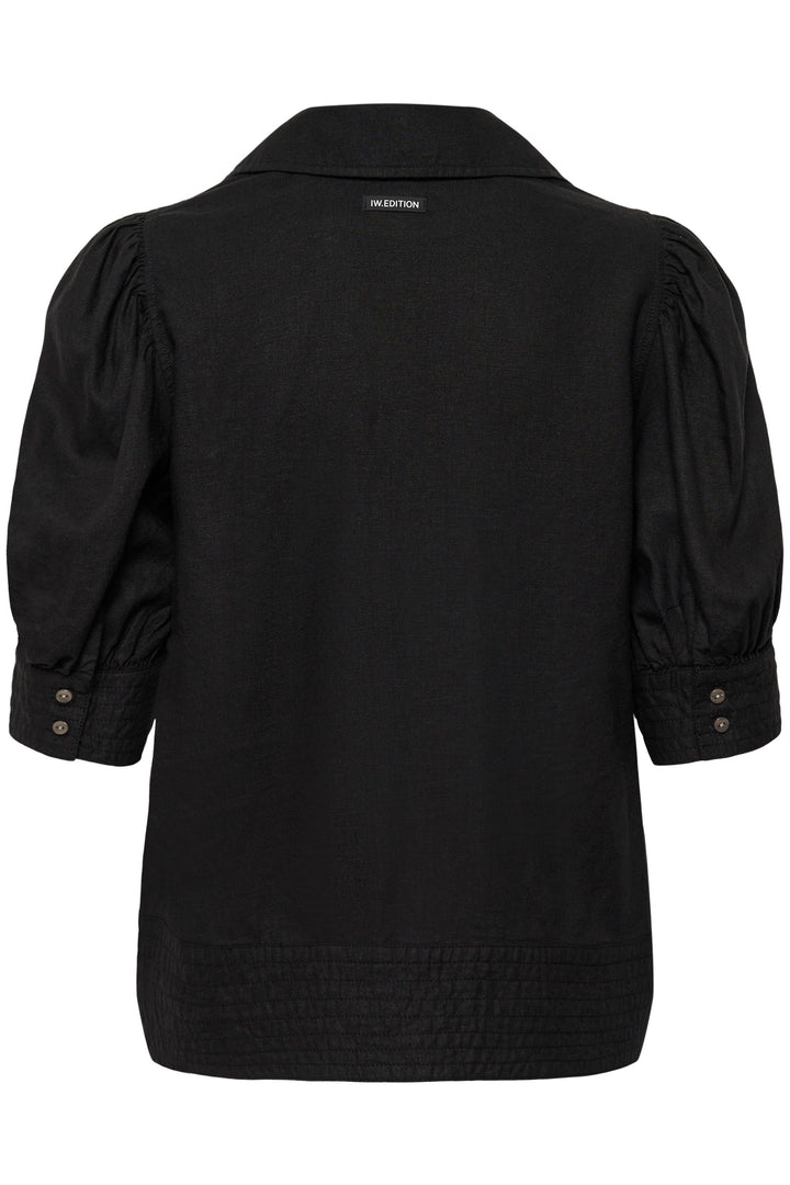 Edith Short-Sleeved Blouse - Lightweight linen and relaxed fit