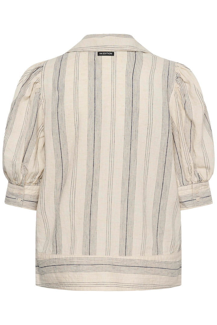 Edith Short-Sleeved Blouse - Lightweight linen and relaxed fit