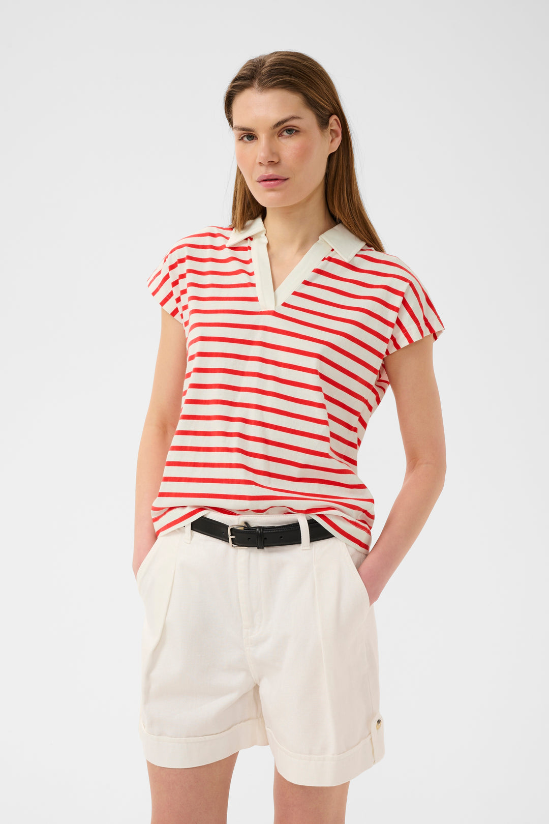 Polo en pur coton Pfia - Coupe régulière et style intemporel