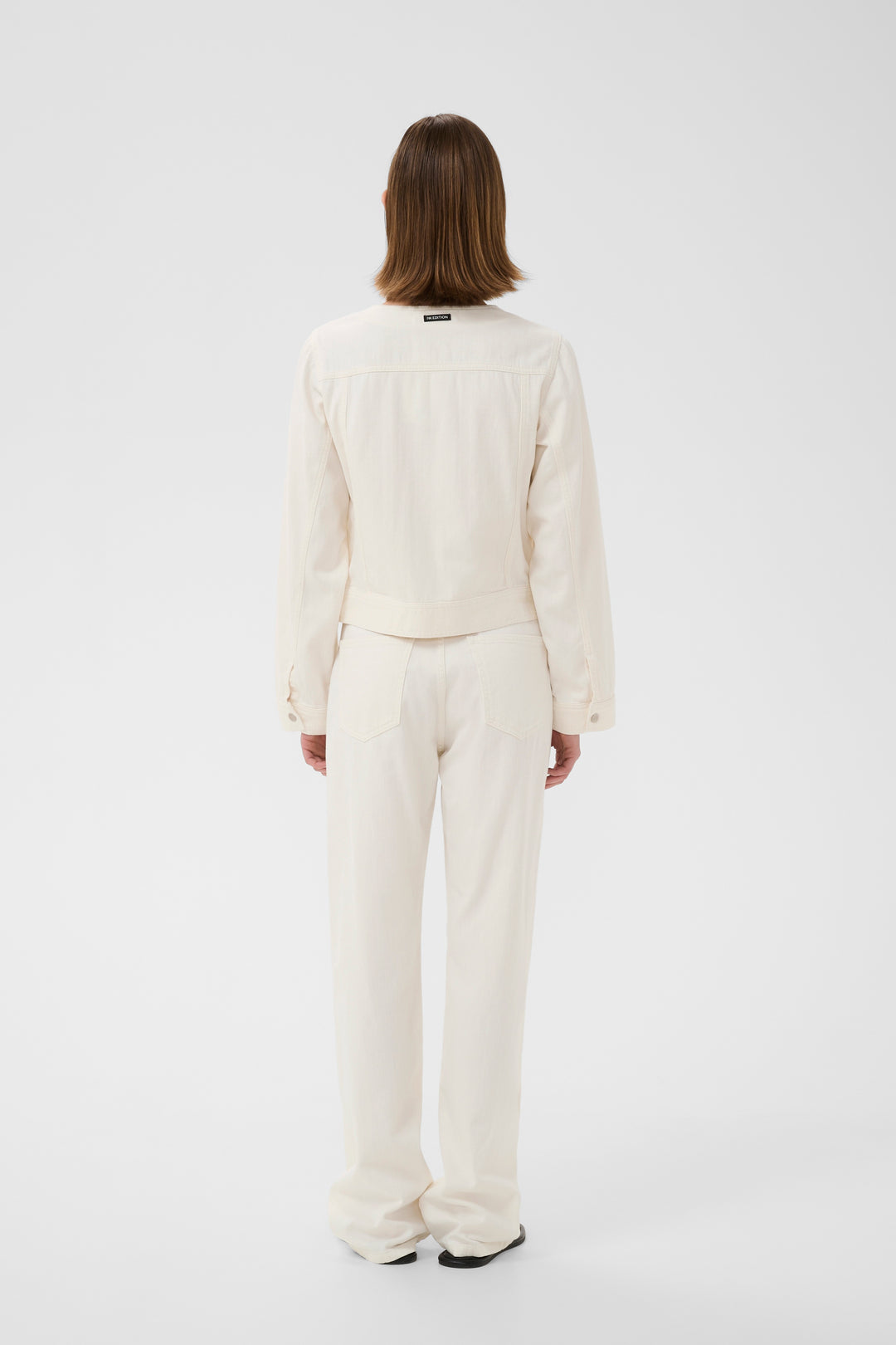 Pantalon 100% coton Gladys - Un essentiel à coupe droite et taille régulière