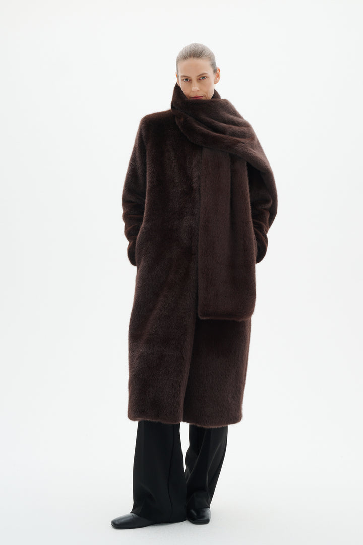 Manteau long Zabelle - Entièrement doublé