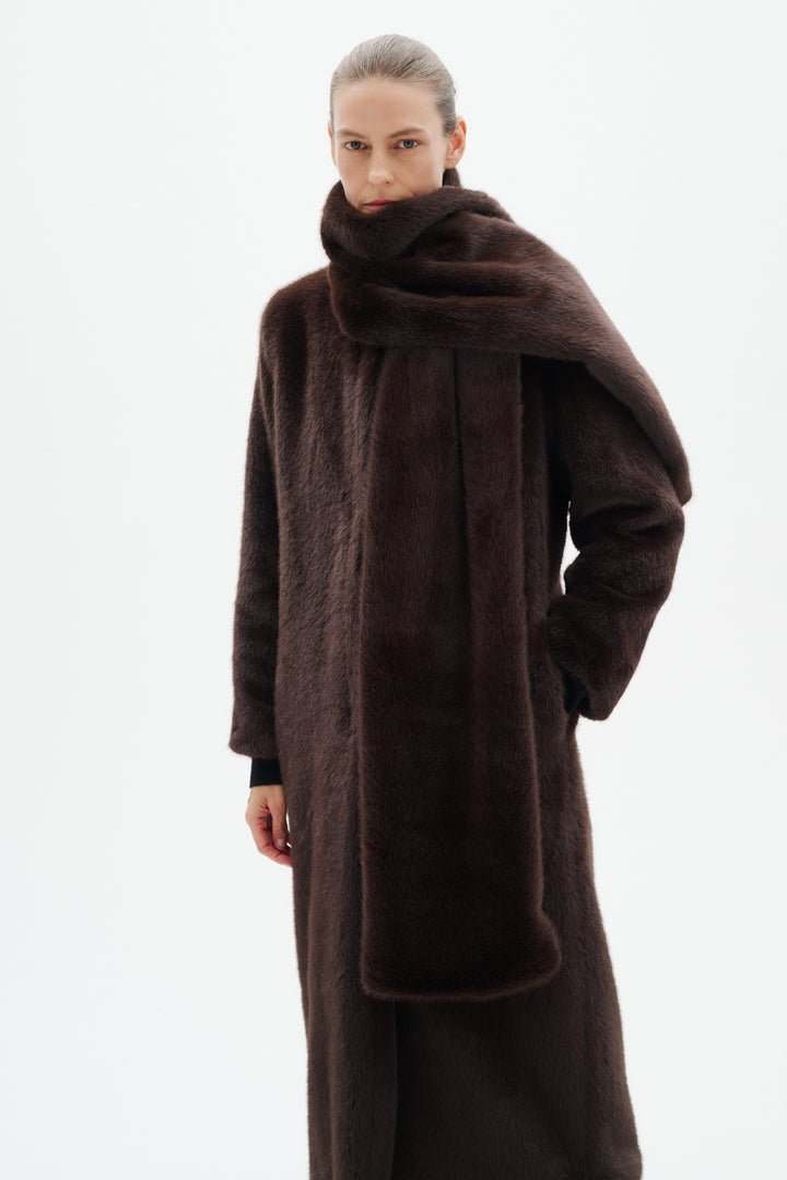 Manteau long Zabelle - Entièrement doublé