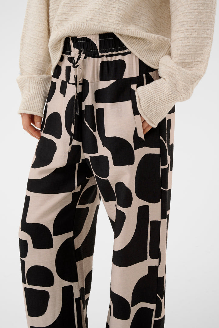 Lynn graphic print trousers