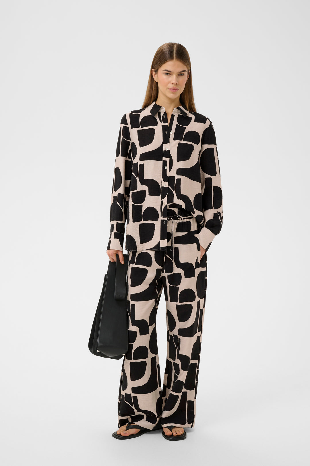 Lynn graphic print trousers