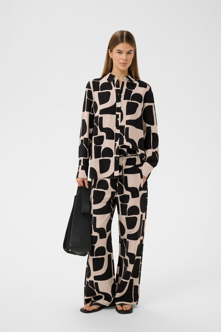 Lynn graphic print trousers