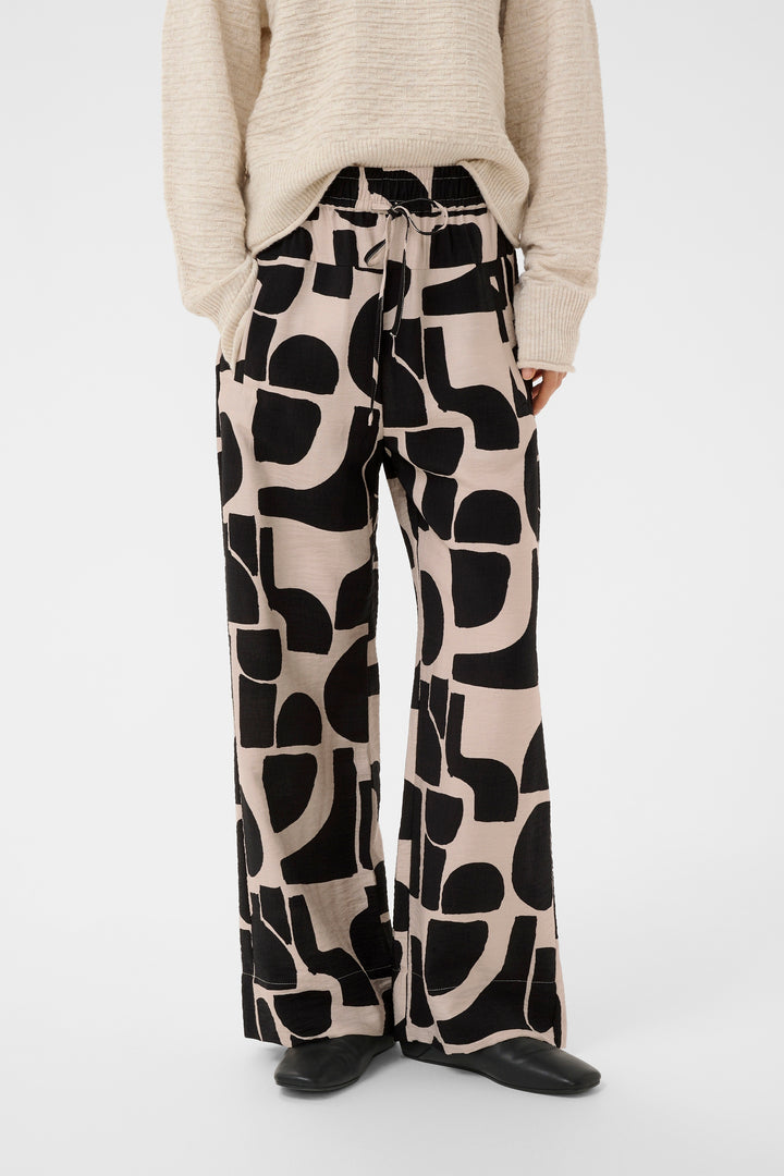 Lynn graphic print trousers