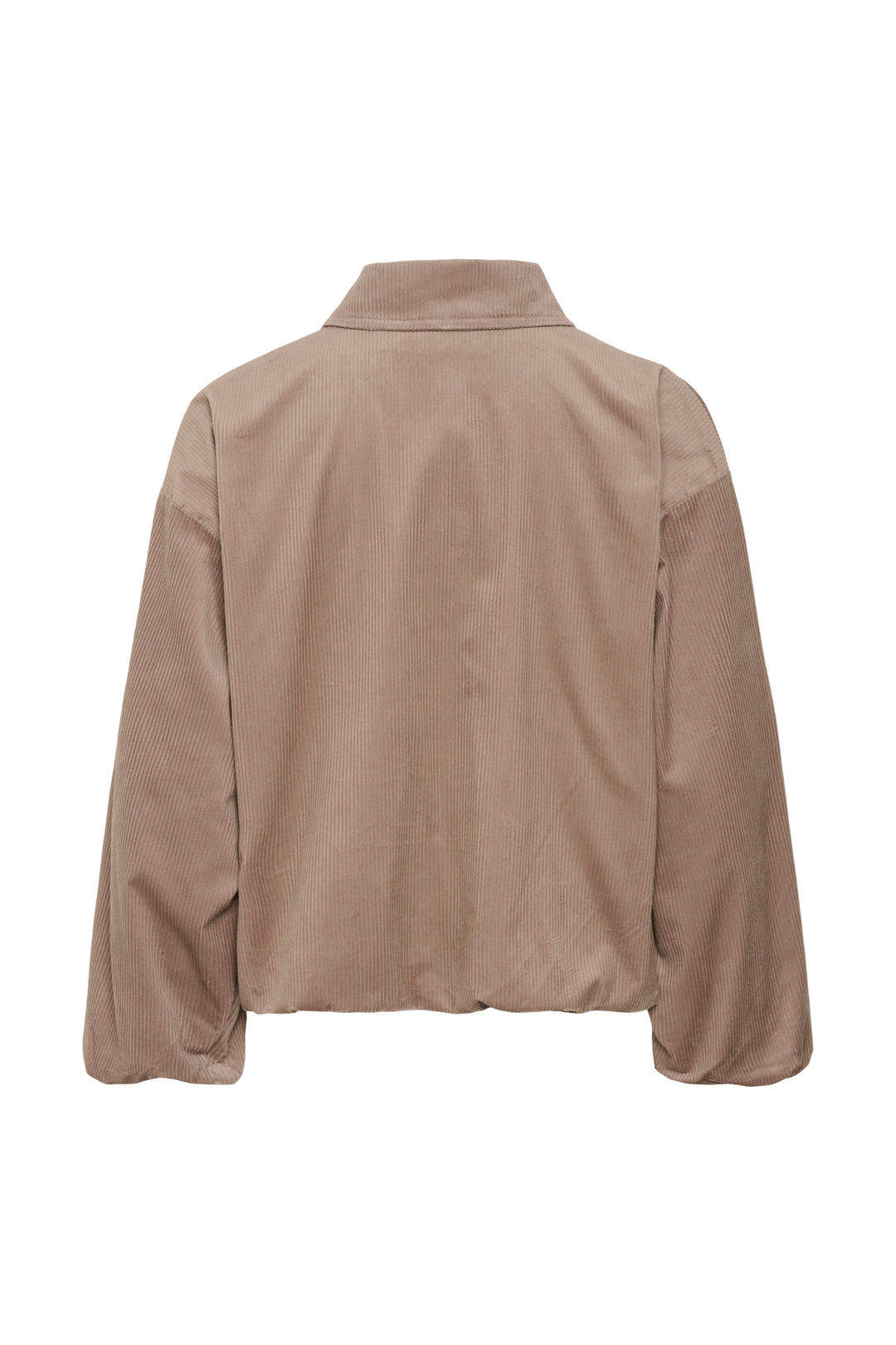 Veste zippé à manches longues larges Halima - Mélange de coton