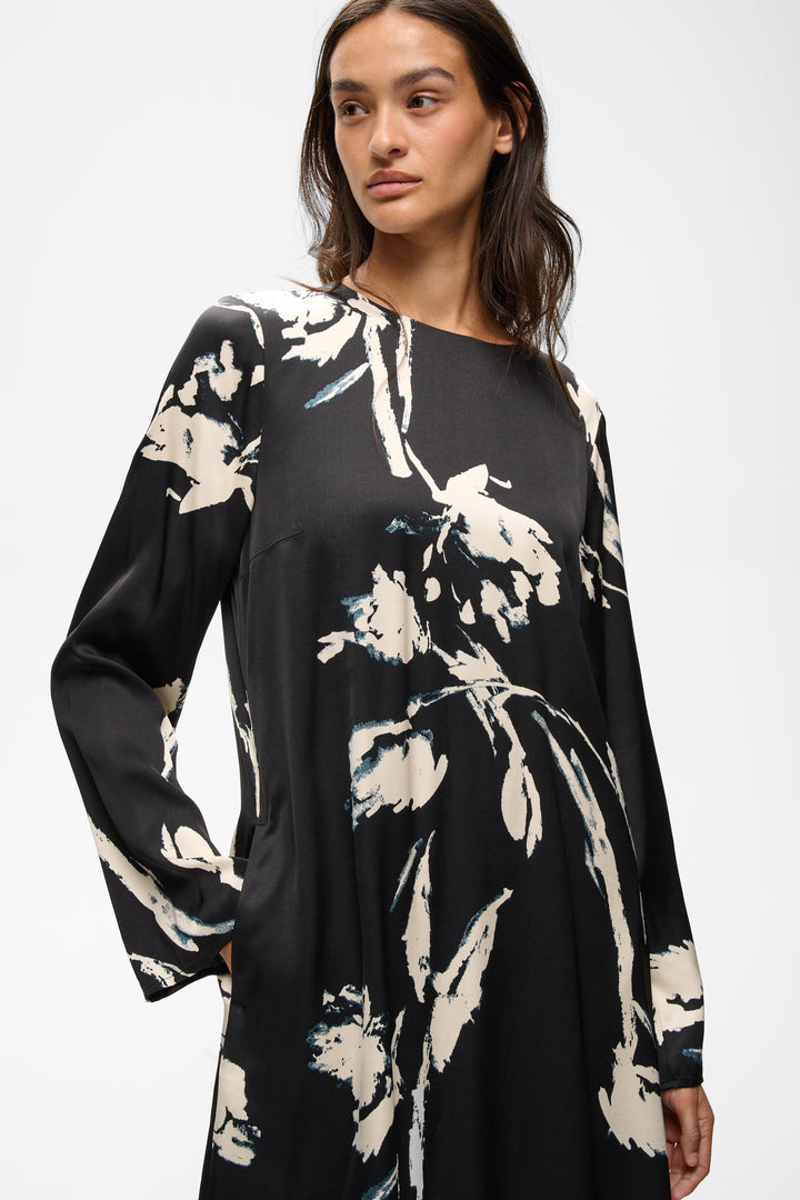 Robe à imprimé floral Meadow - Courte à manches longues