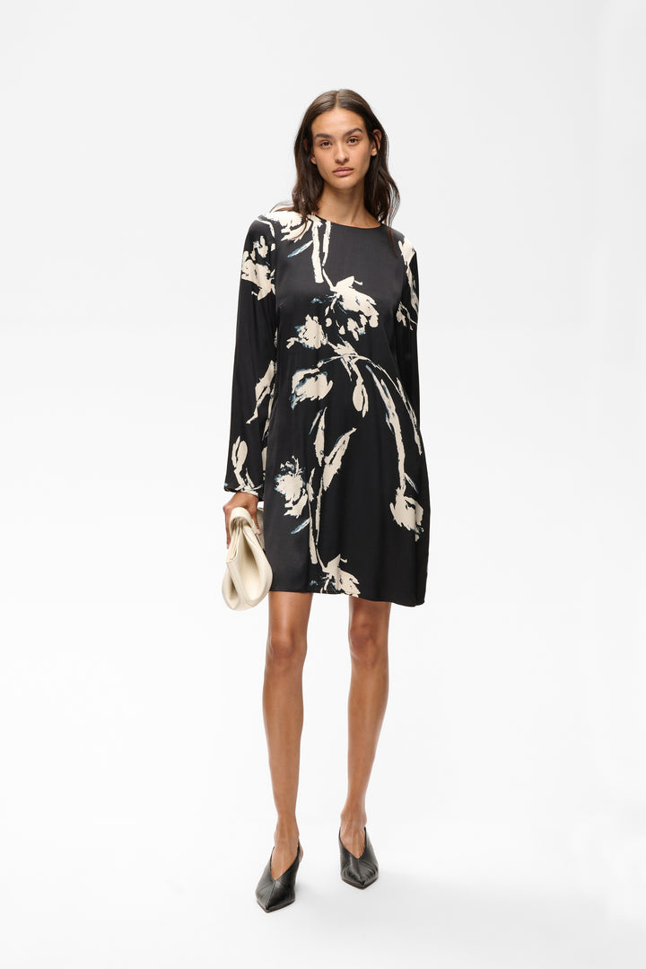 Robe à imprimé floral Meadow - Courte à manches longues