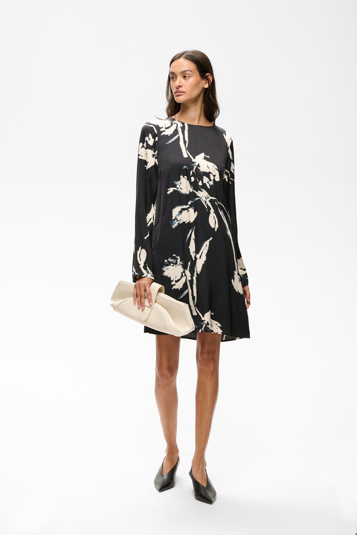 Robe à imprimé floral Meadow - Courte à manches longues