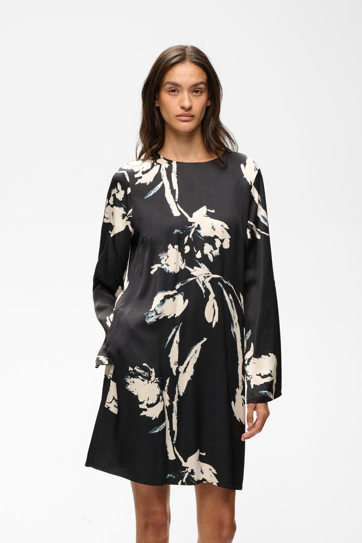 Robe à imprimé floral Meadow - Courte à manches longues