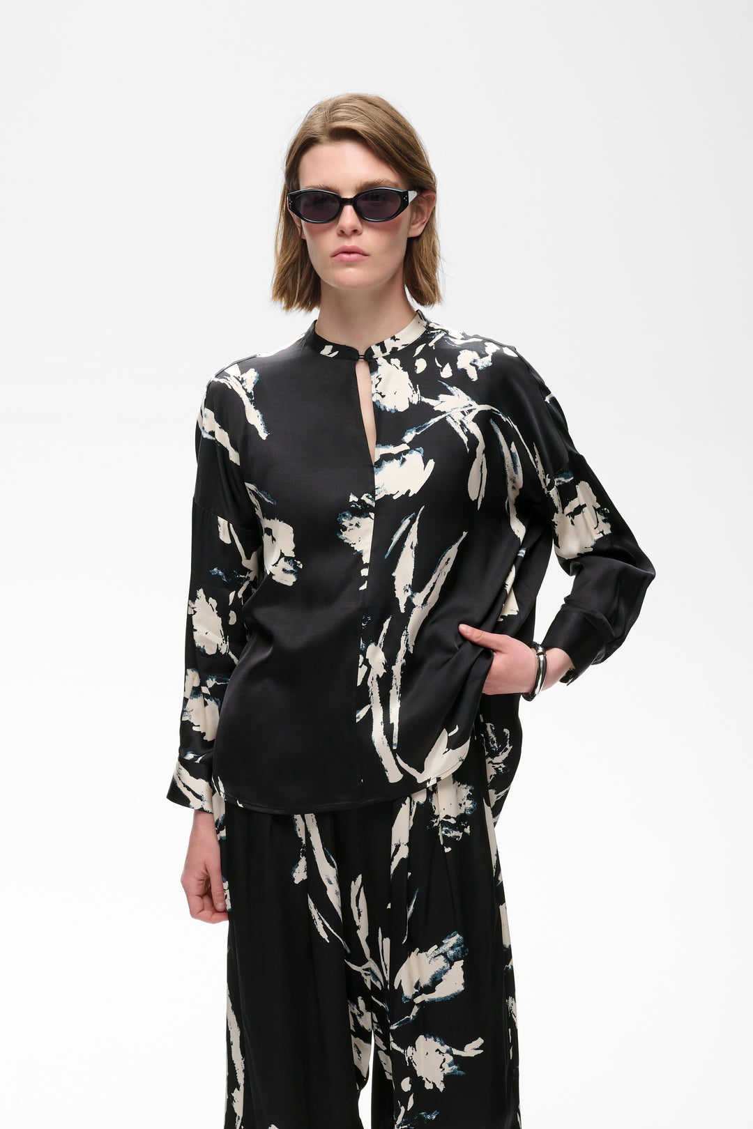 Blouse à imprimé floral Meadow - Coupe droite et relaxe