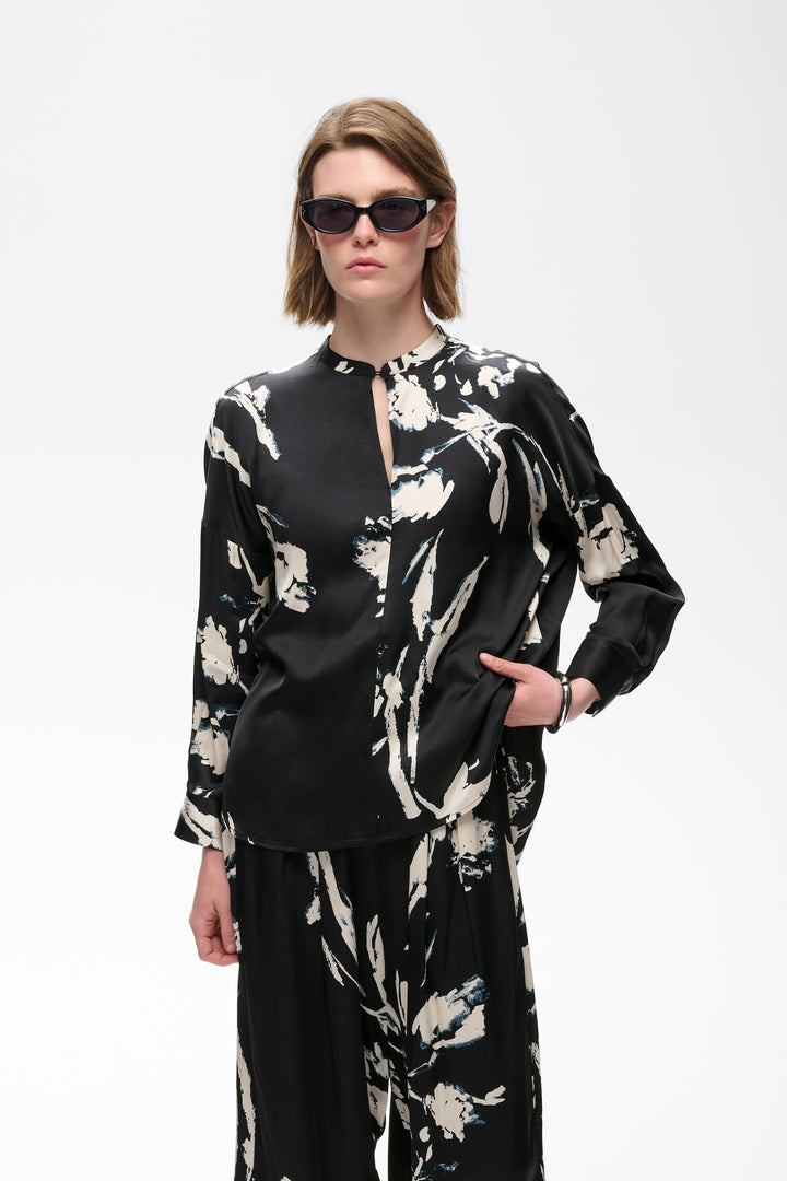 Blouse à imprimé floral Meadow - Coupe droite et relaxe