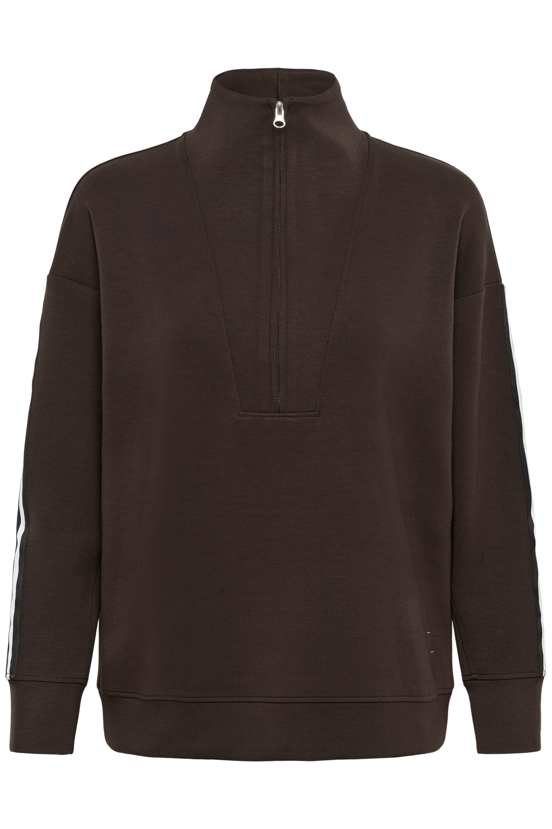 Chandail à col montant zippé Aggie - Coupe relaxe et moderne
