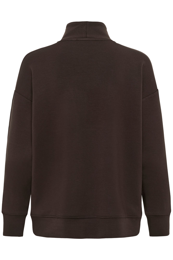 Chandail à col montant zippé Aggie - Coupe relaxe et moderne