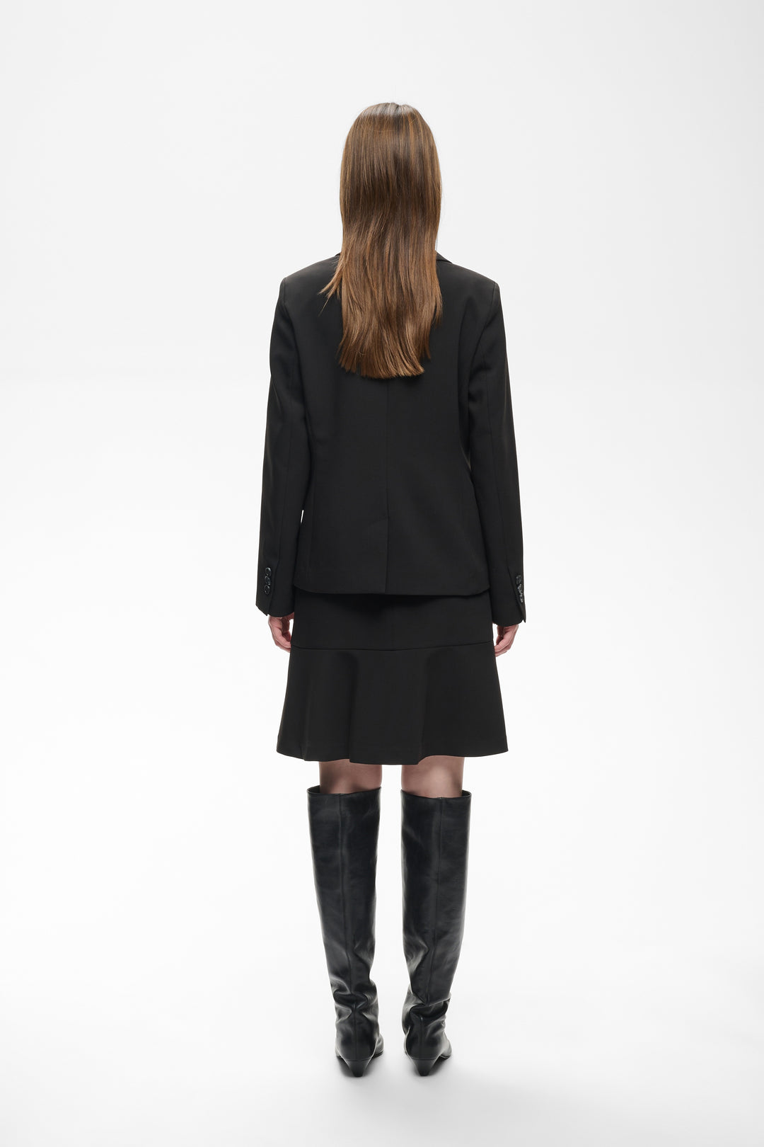 Jupe droite Cassieh - Tissu extensible avec taille élastique confortable