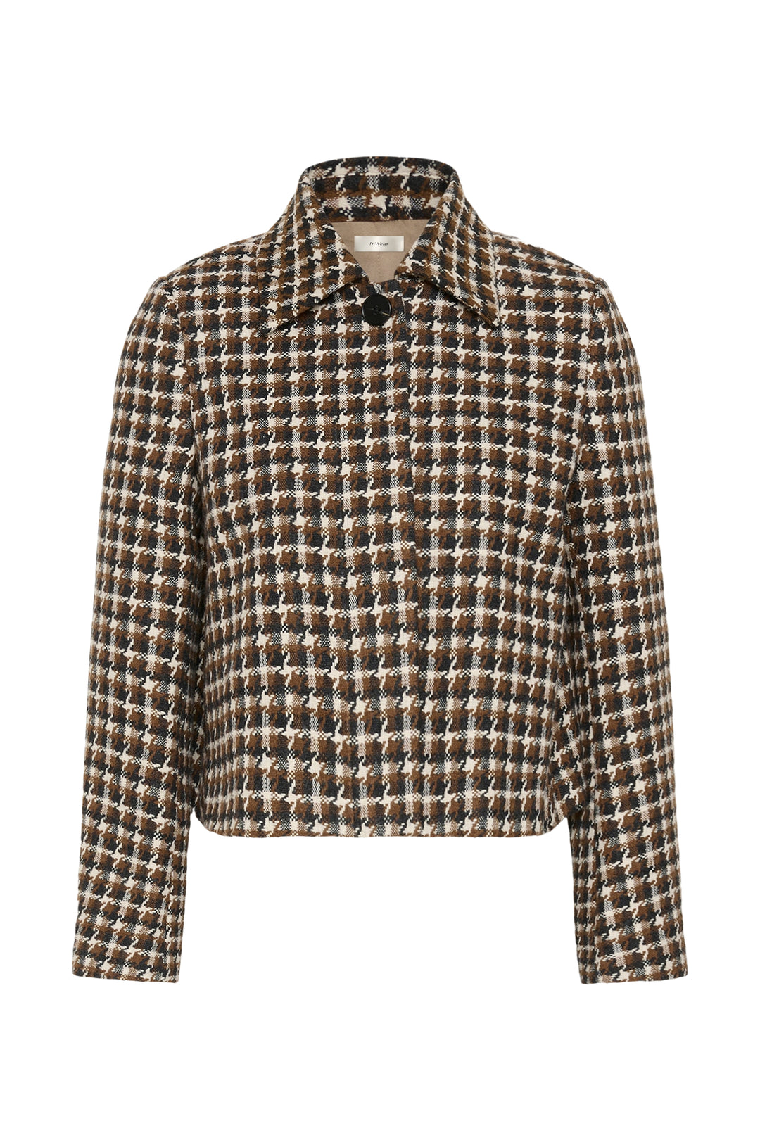 Veste  à motif carreaux Carsonne - En laine mélangée