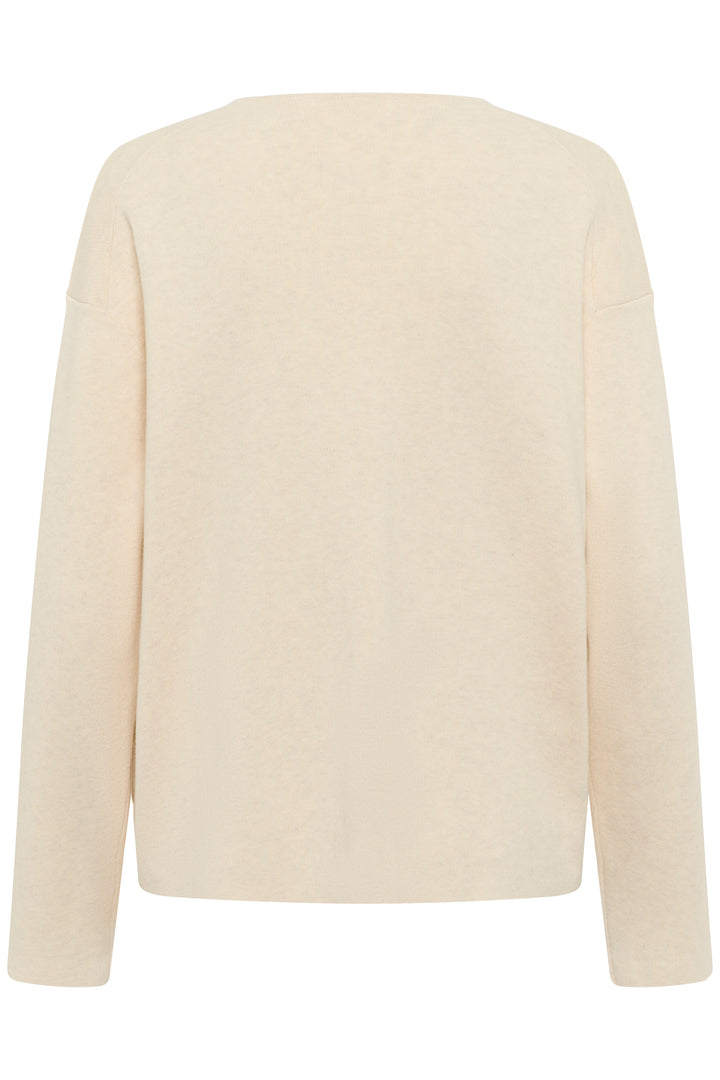 Chandail Tilda col en V - En tricot de pur coton