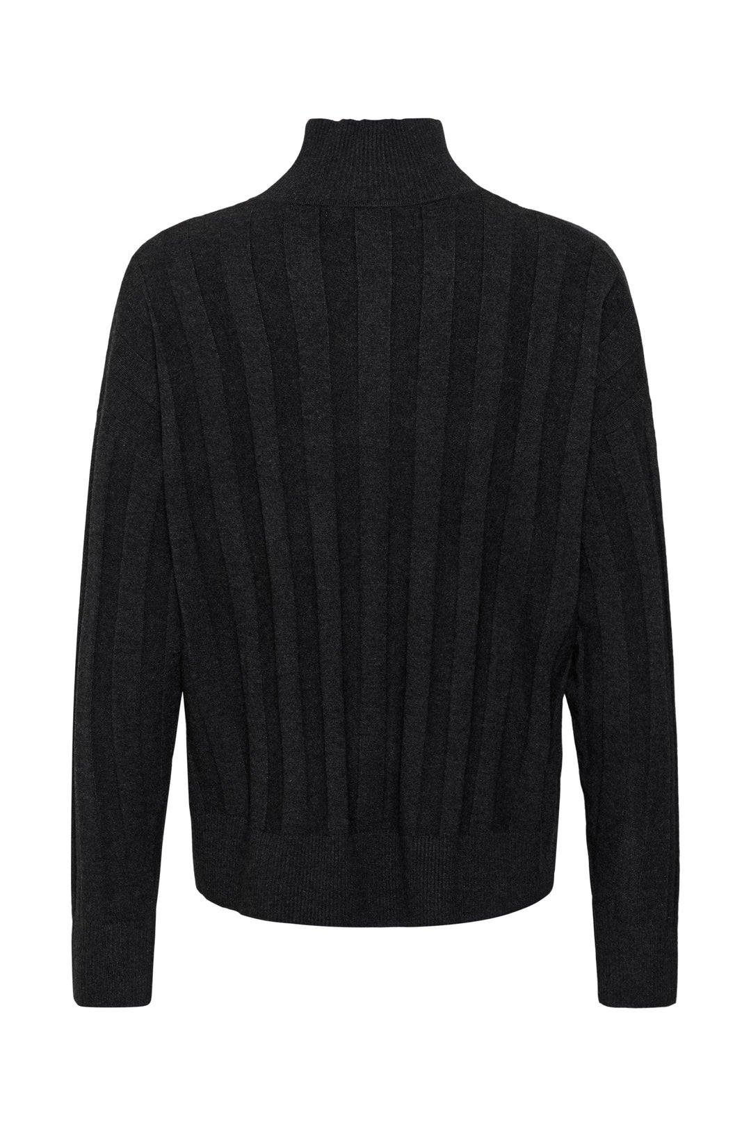 Chandail laine et cachemire Tess - Col montant et manches raglan