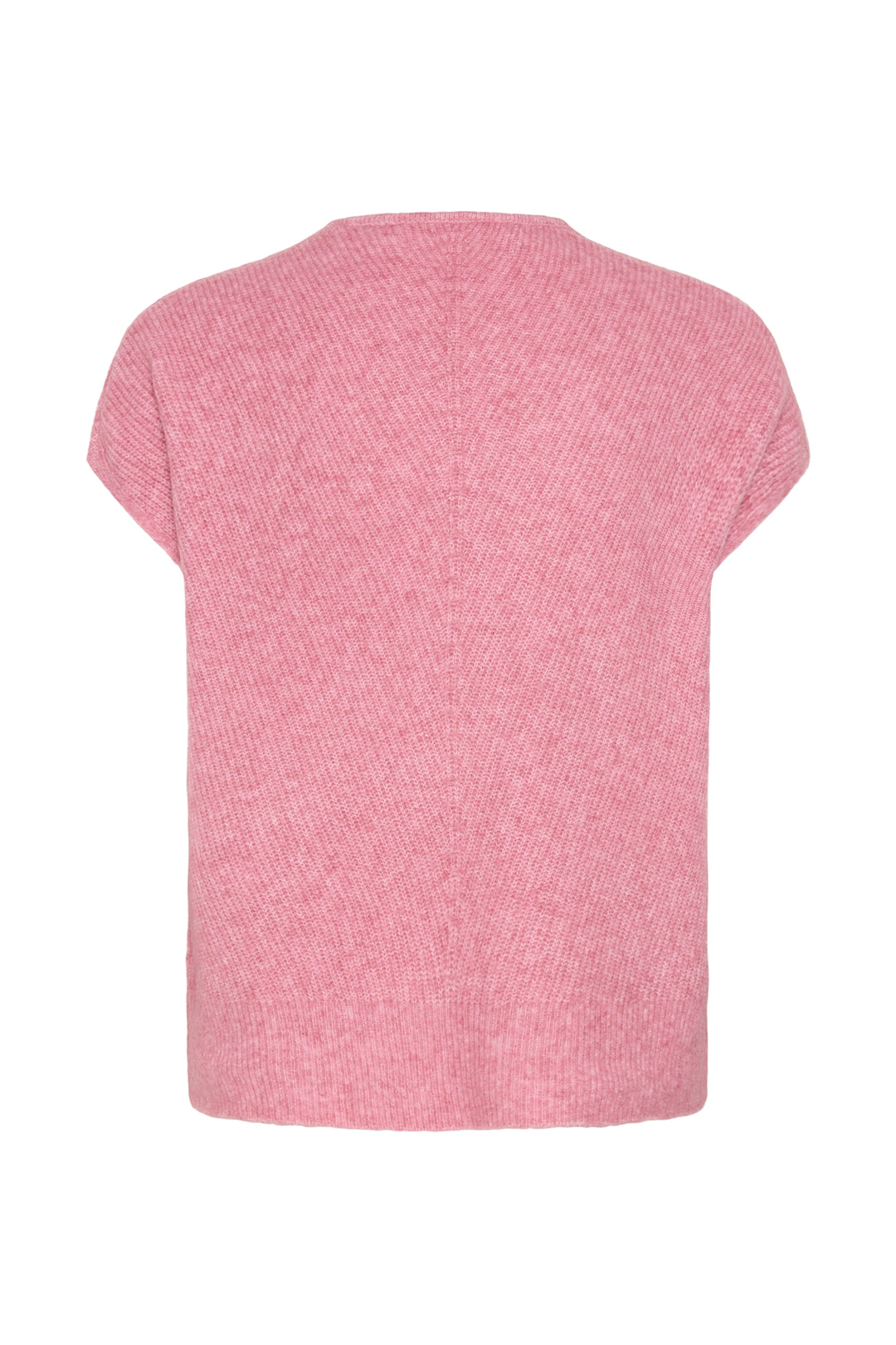 Haut manches courtes Guna top - Laine et alpaga avec encolure ronde et texture douce